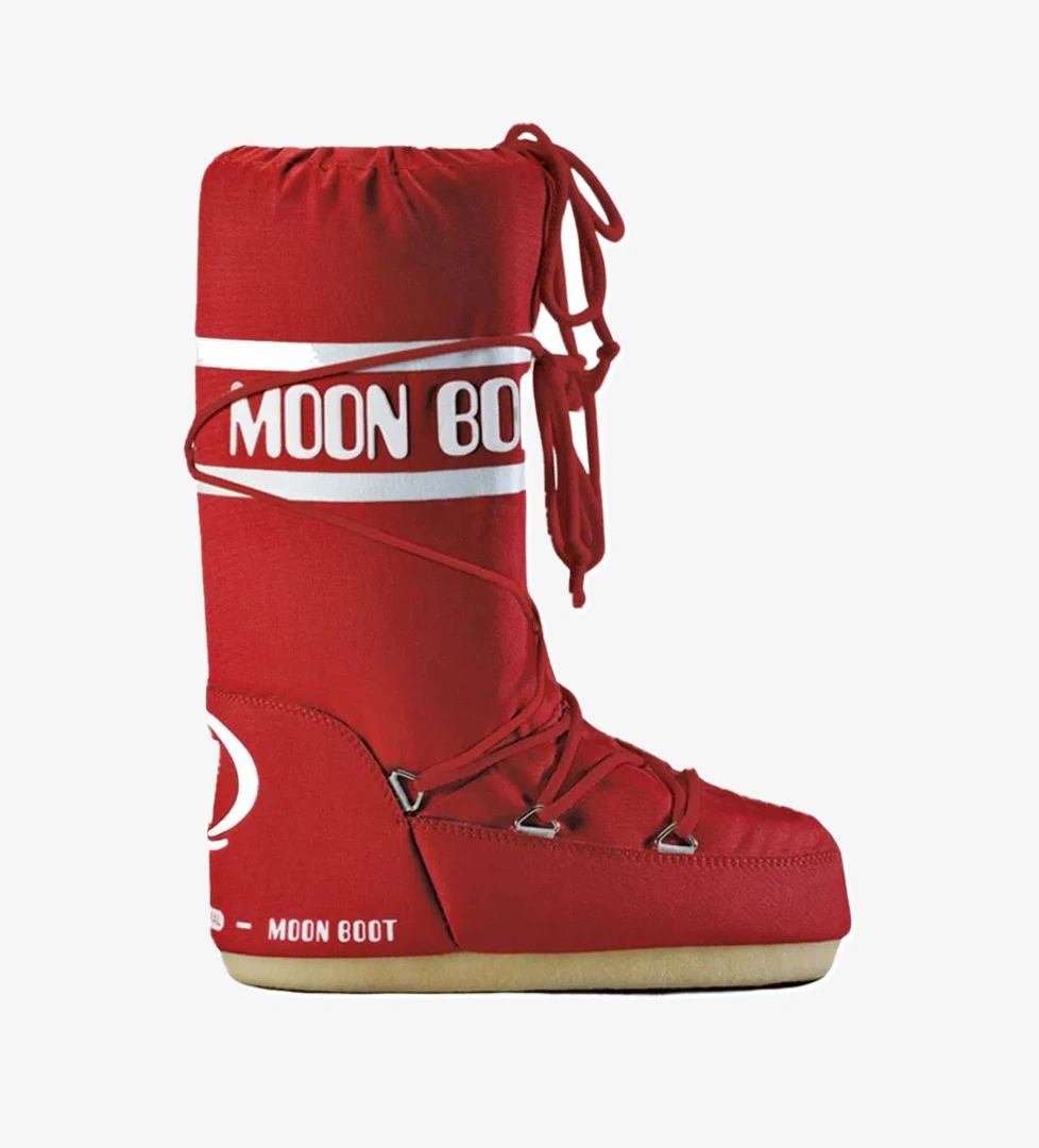 Moon Boot Moon Boot Mb Icon Nylon Kız Çocuk Kırmızı Kar Botu | FashFed Kırmızı - 1. görsel