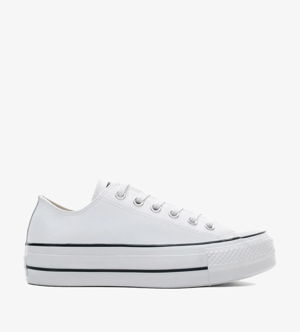 Converse Chuck Taylor All Star Lift Unisex Beyaz Deri Platform Sneaker