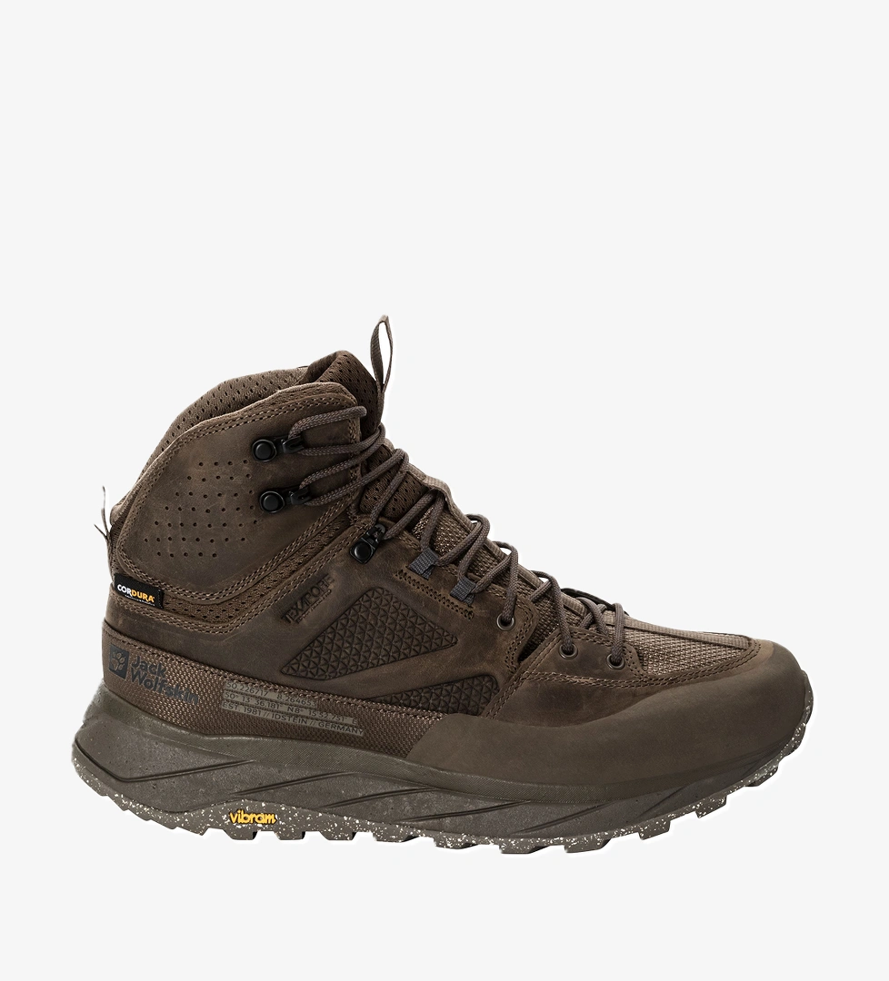 Jack Wolfskin Jack Wolfskin Terraquest Texapore Mid Erkek Kahverengi Bot | FashFed Kahverengi - 1. görsel