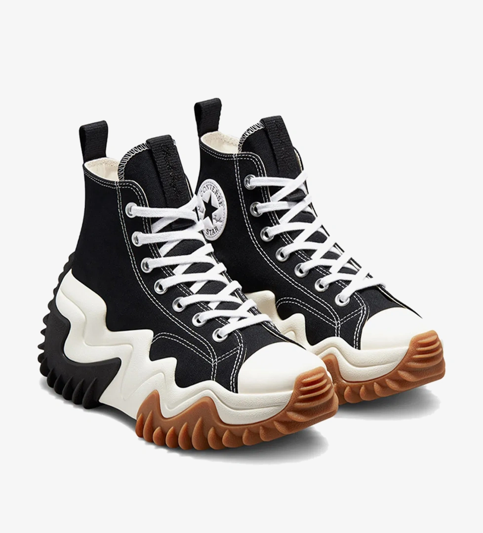 Converse Run Star Motion Unisex Siyah Platform Sneaker