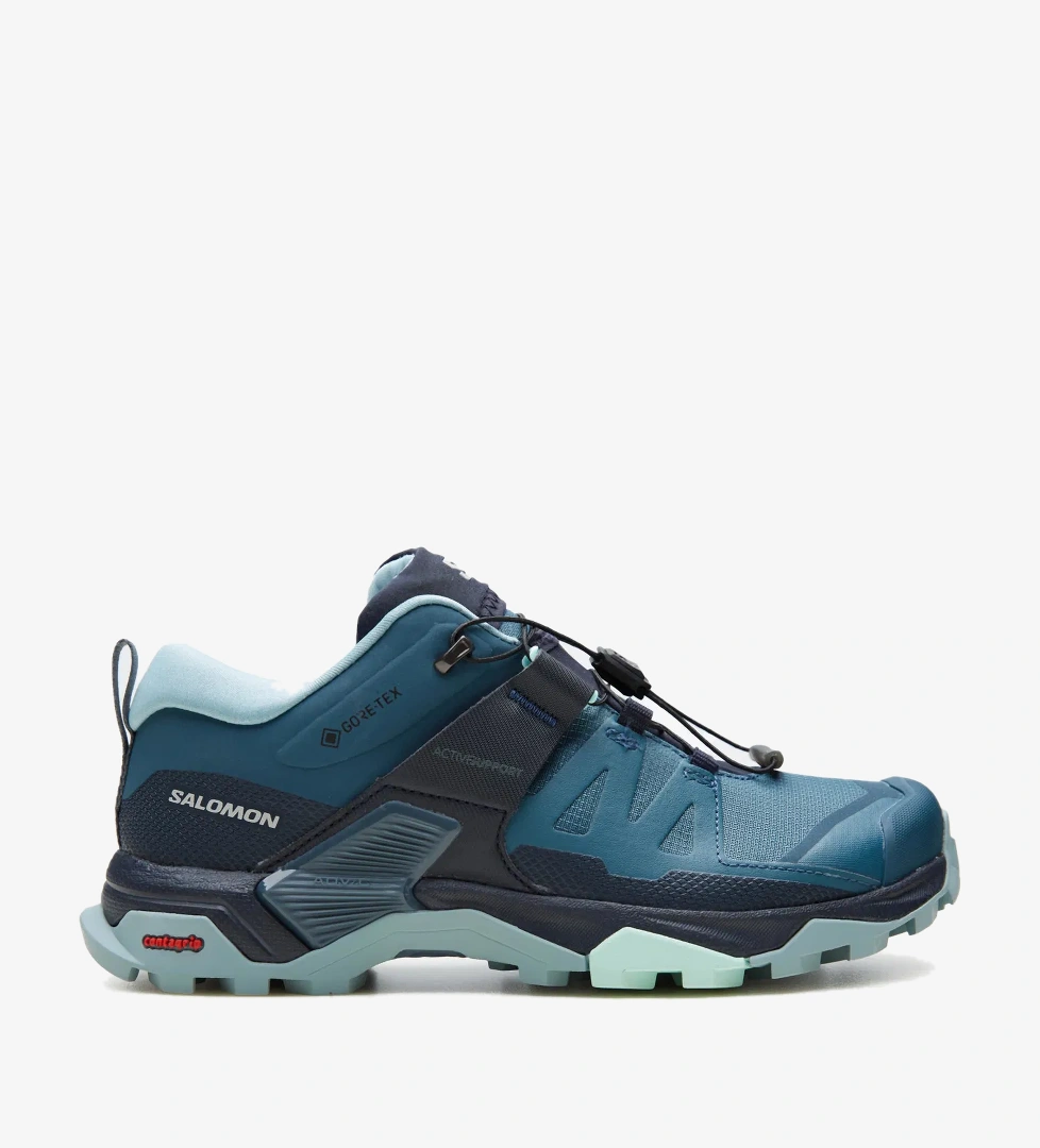 Salomon X Ultra 4 Gore-Tex Kadın Mavi Outdoor Ayakkabı - Görsel 1