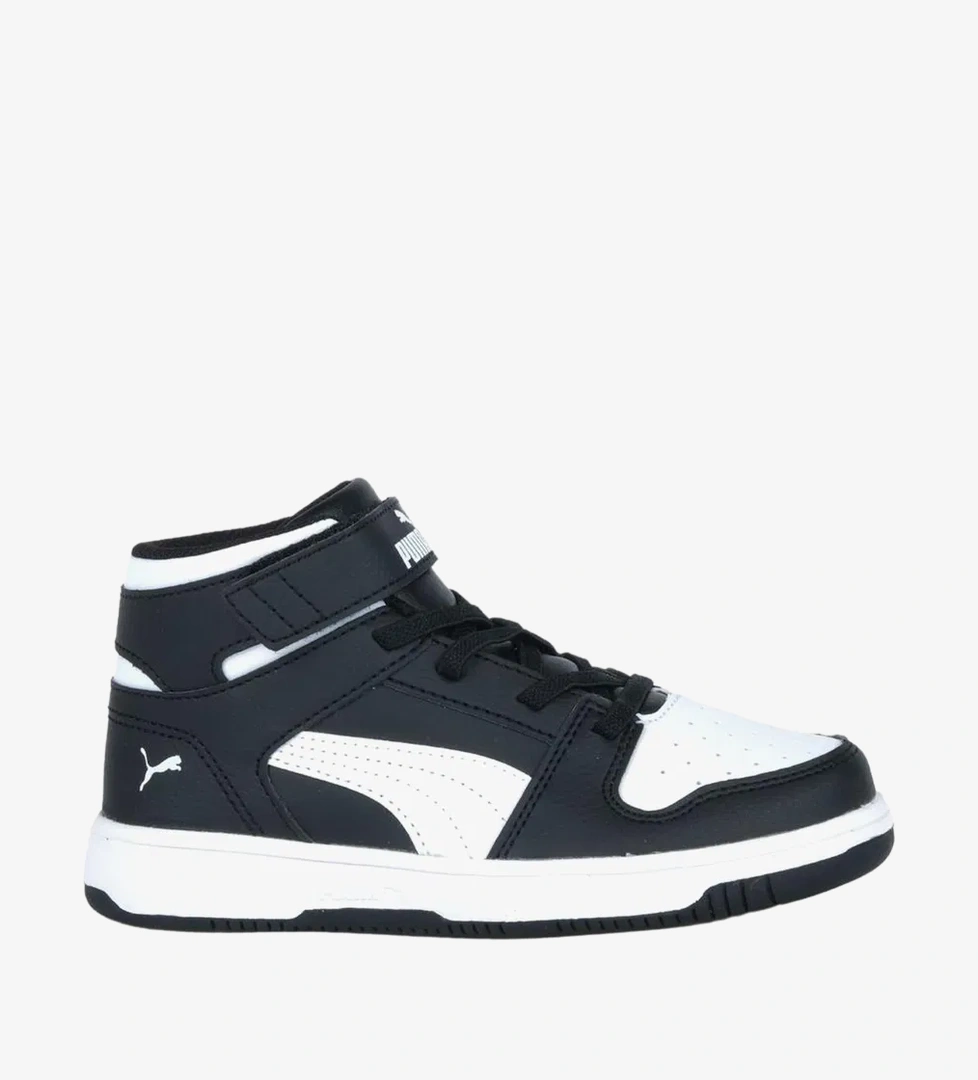Puma Puma Rebound Layup Çocuk Siyah/Beyaz Spor Ayakkabı model görseli