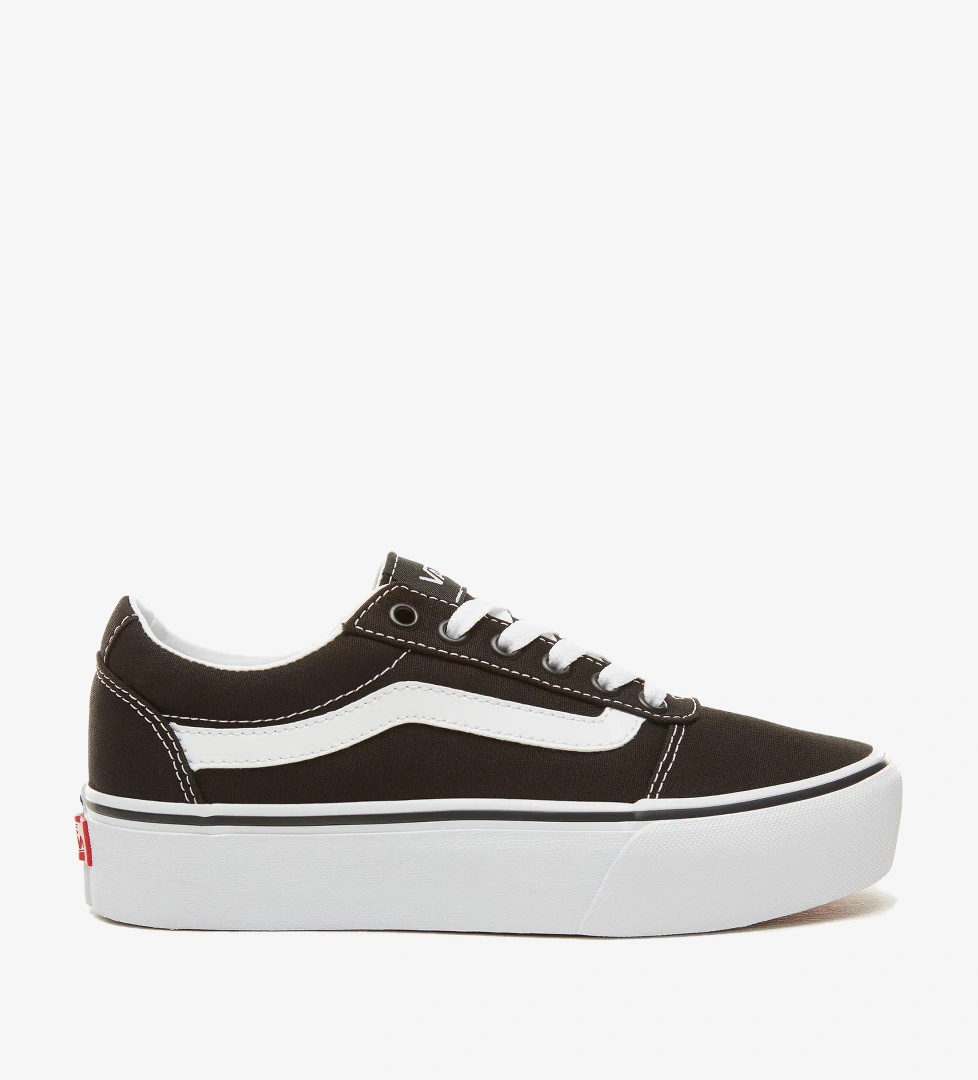 Vans Vans Ward Platform Kadın Siyah Sneaker | FashFed Siyah - 1. görsel