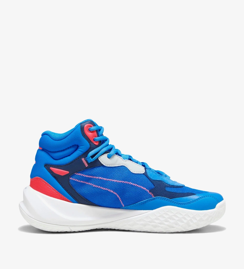 Puma Puma Playmaker Pro Mid Erkek Mavi Basketbol Ayakkabısı Sneaker | FashFed Mavi - 1. görsel