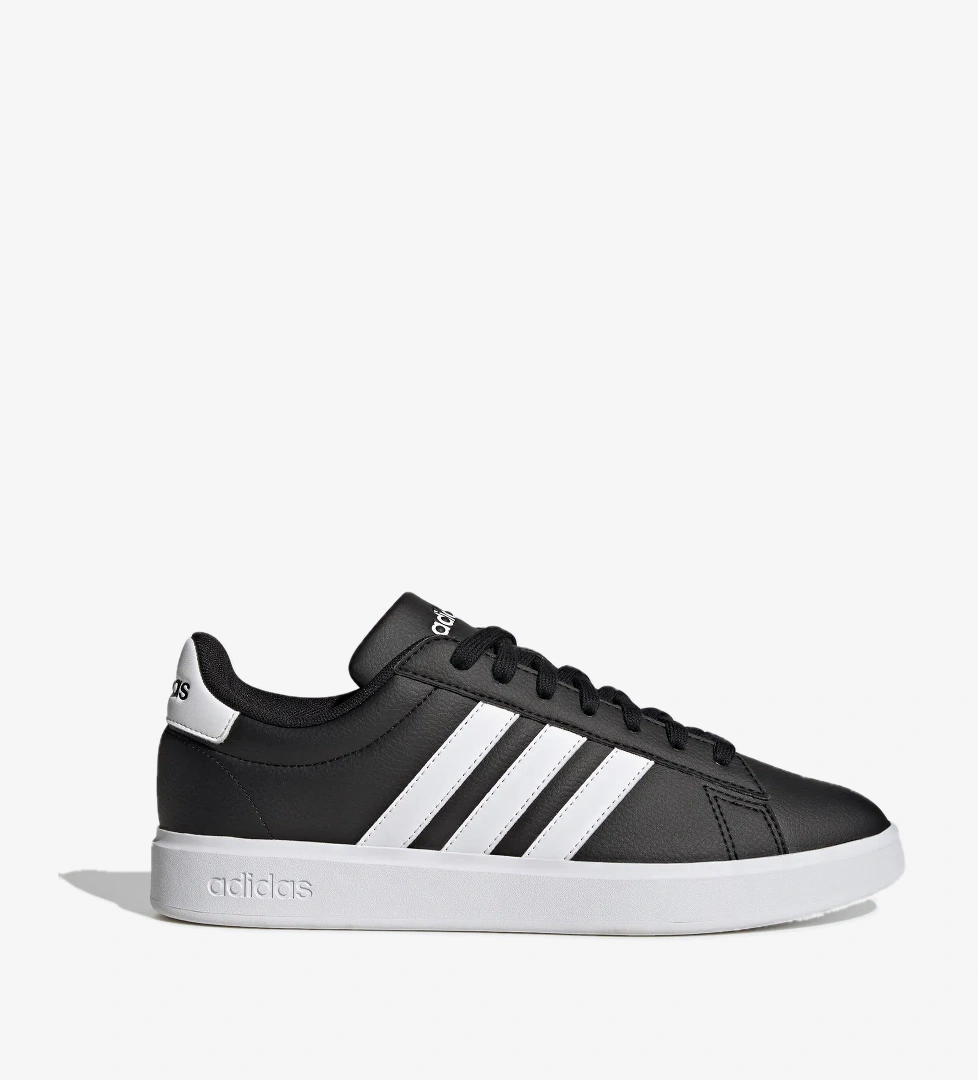 adidas Grand Court Cloudfoam Comfort Erkek Siyah Günlük Spor Ayakkabı - Görsel 1