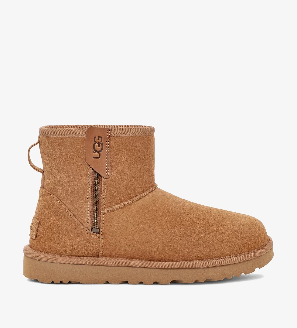 UGG Classic Mini Bailey Zip Kadın Kahverengi Bot - Görsel 1