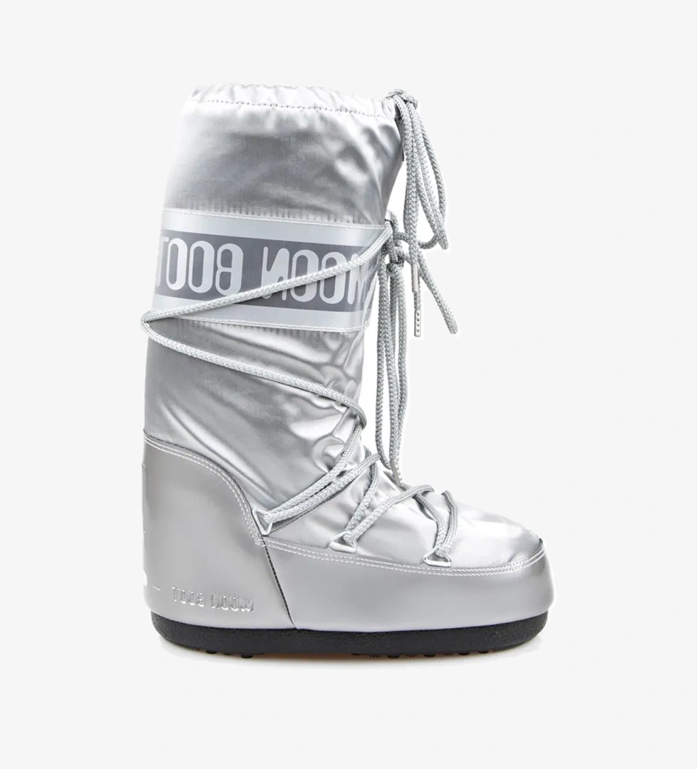 Moon Boot Moon Boot Mb Icon Glance Kadın Gri Kar Botu | FashFed Gri - 1. görsel