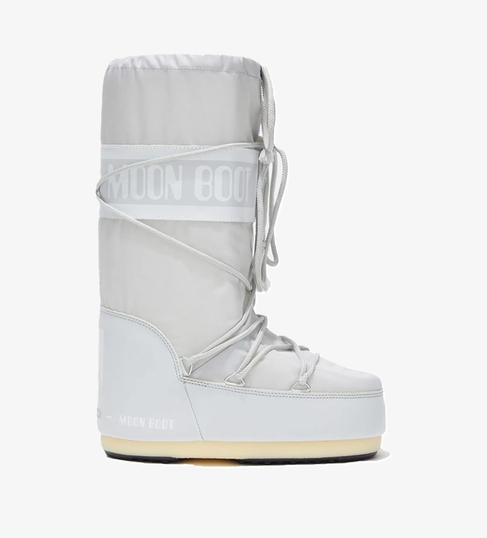 Moon Boot Moon Boot Mb Icon Nylon Kadın Gri Kar Botu model görseli