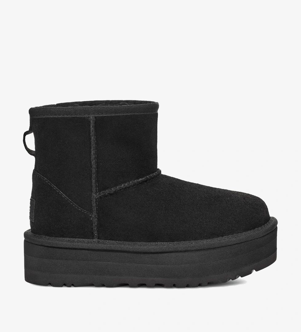 Ugg UGG Australia Classic Mini Platform Genç Çocuk Siyah Bot model görseli