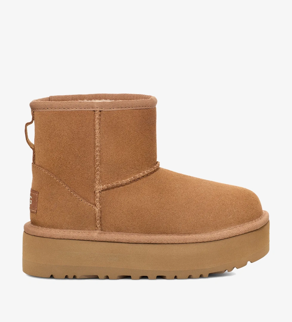 Ugg UGG Classic Mini Platform Genç Çocuk Taba Bot model görseli
