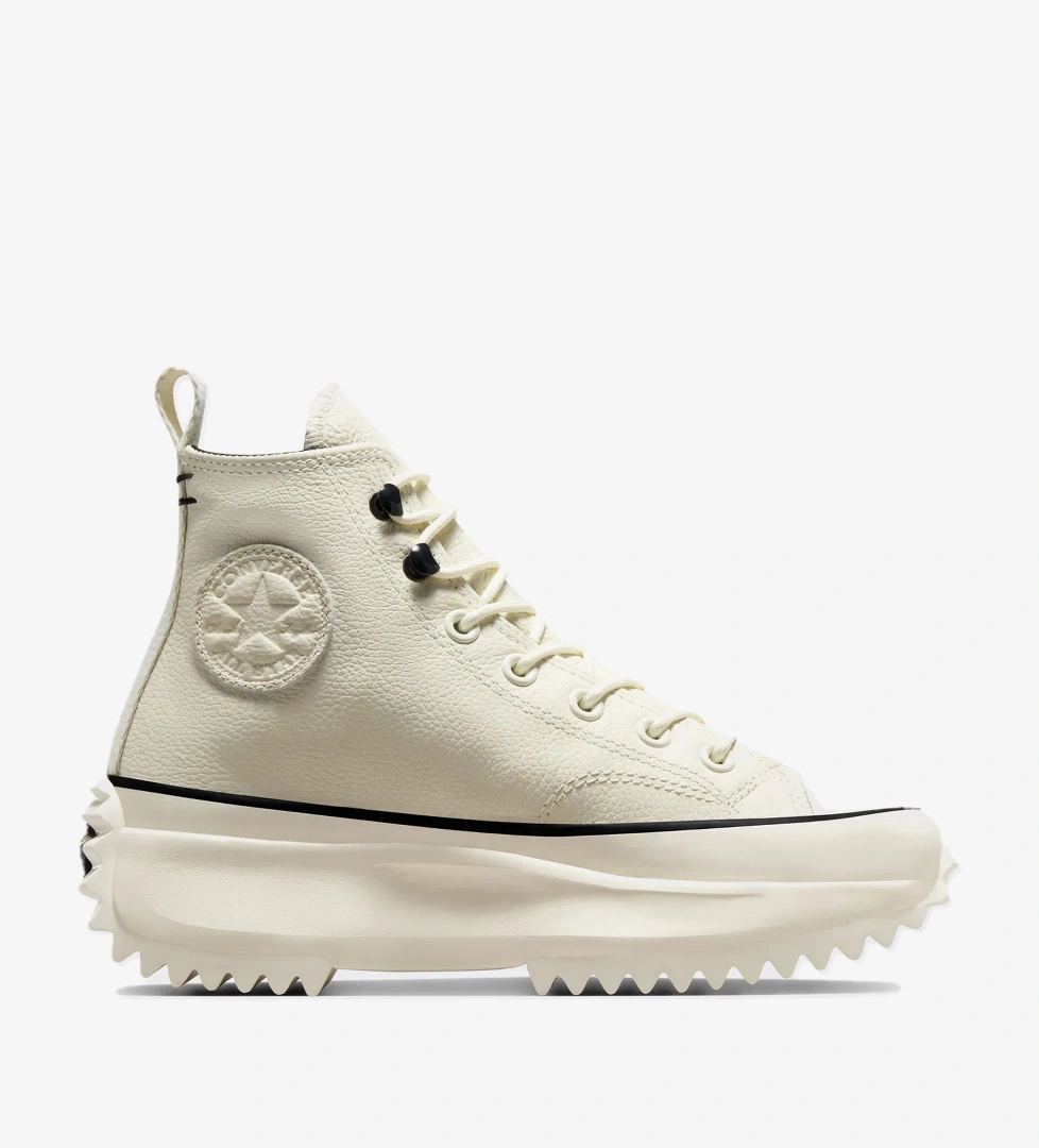 Converse Run Star Hike Platform Counter Climate Kadın Krem Sneaker - Görsel 1