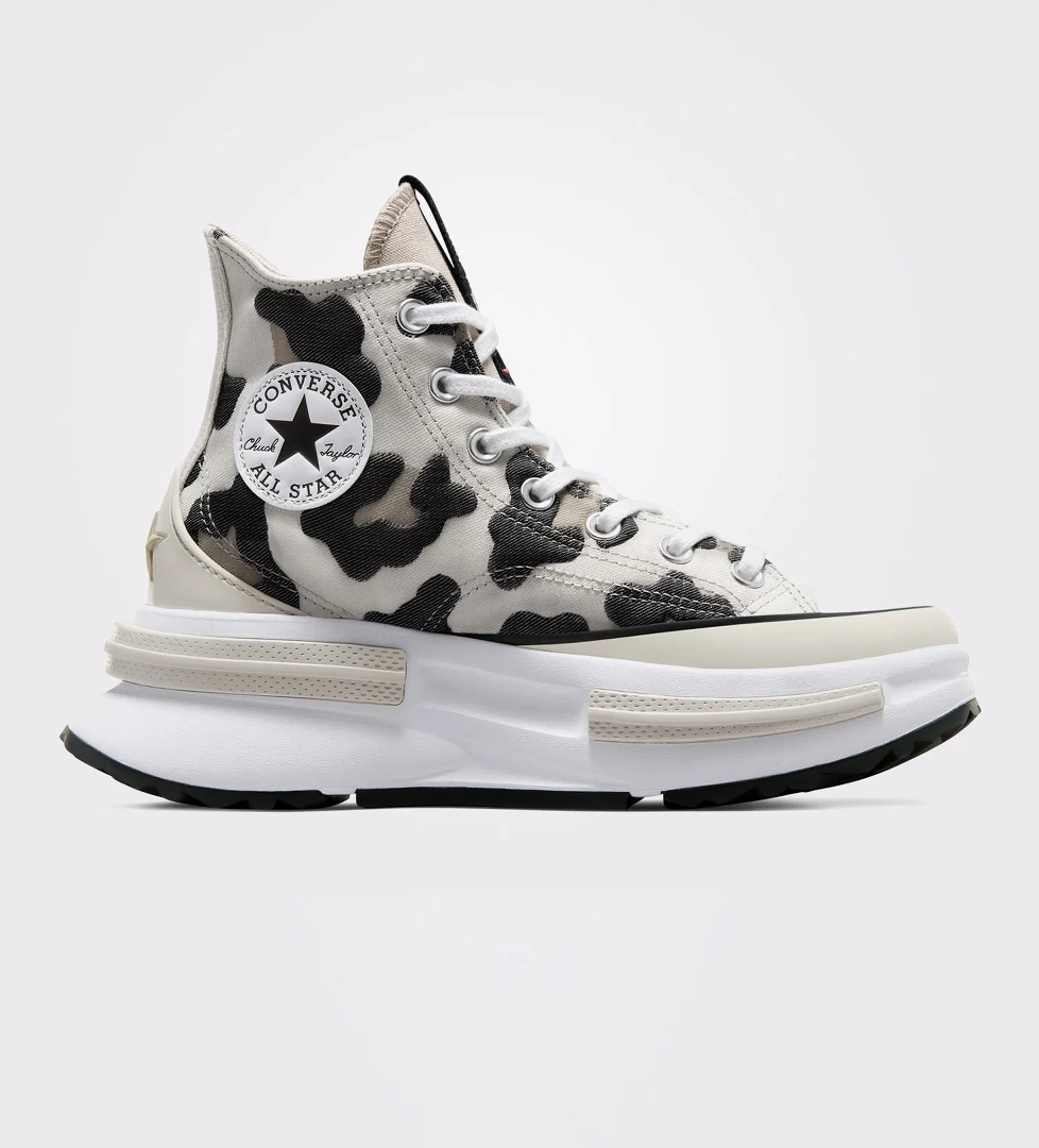 Converse Converse Siyah Run Star Legacy Cx Platform Leopard Love Sneaker | FashFed Siyah - 1. görsel