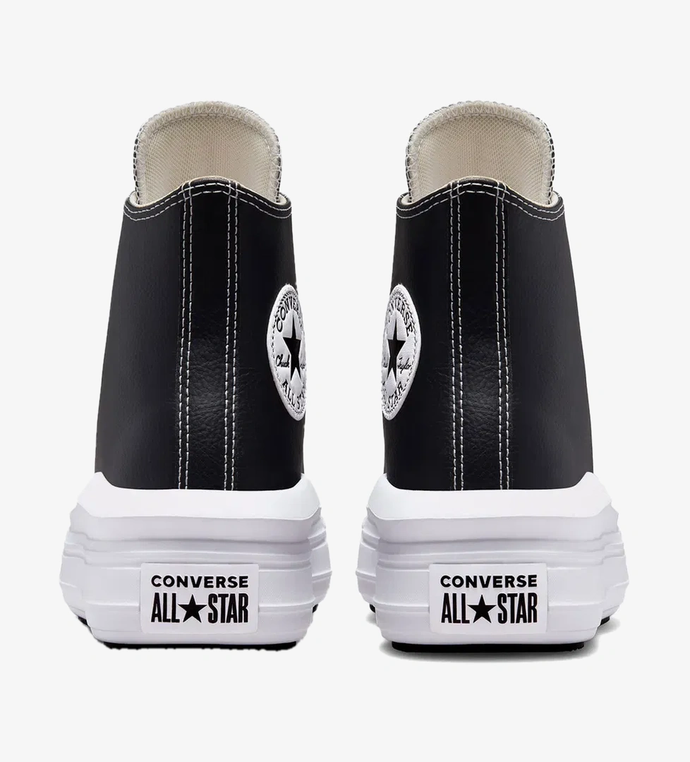 Converse Chuck Taylor All Star Move Platform Foundational Leather Kadın Siyah Sneaker