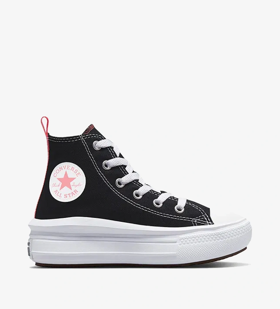 Converse Chuck Taylor All Star Move Çocuk Siyah Platform Sneaker