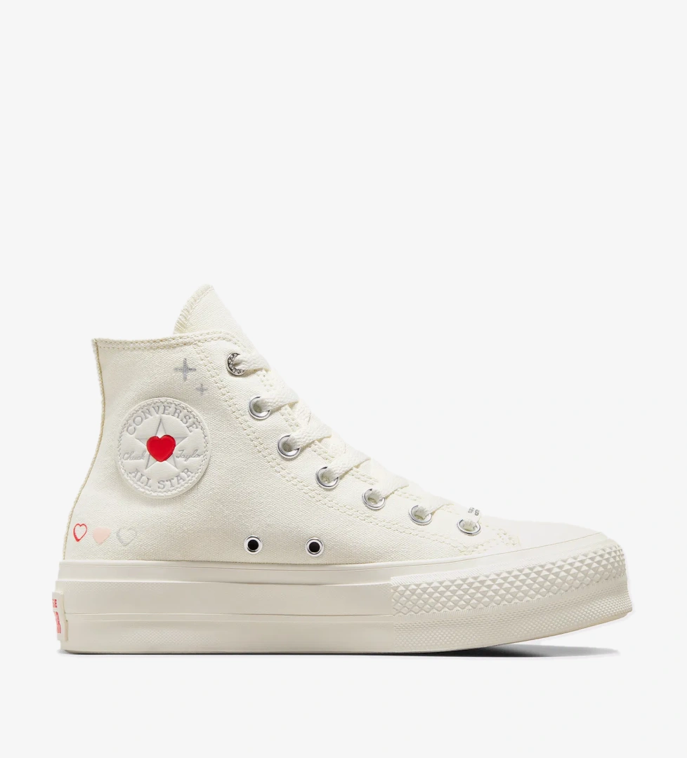 Converse Converse Chuck Taylor All Star Lift Unisex Krem Platform Sneaker model görseli