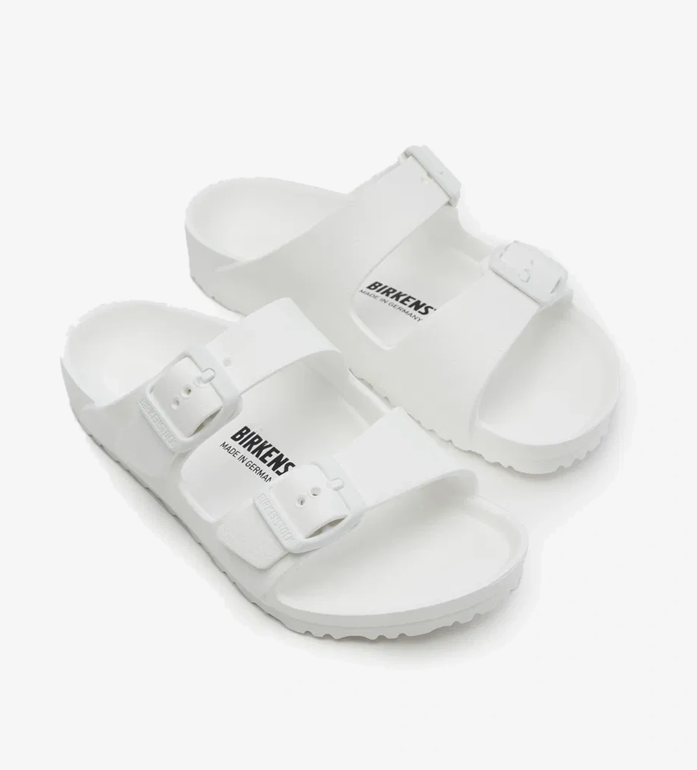 Birkenstock Arizona Çocuk Beyaz Terlik - Görsel 1