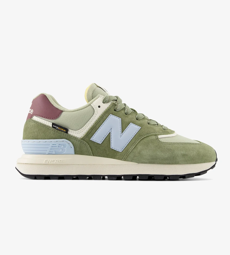 New Balance 574 Lifestyle Unisex Yeşil Spor Ayakkabı - Görsel 1