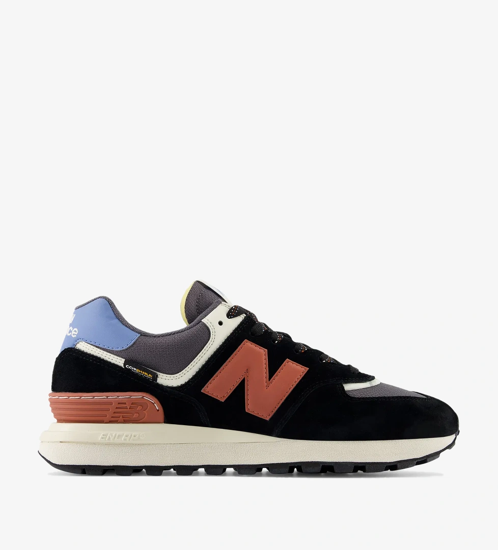 New Balance 574 Lifestyle Unisex Siyah Spor Ayakkabı - Görsel 1