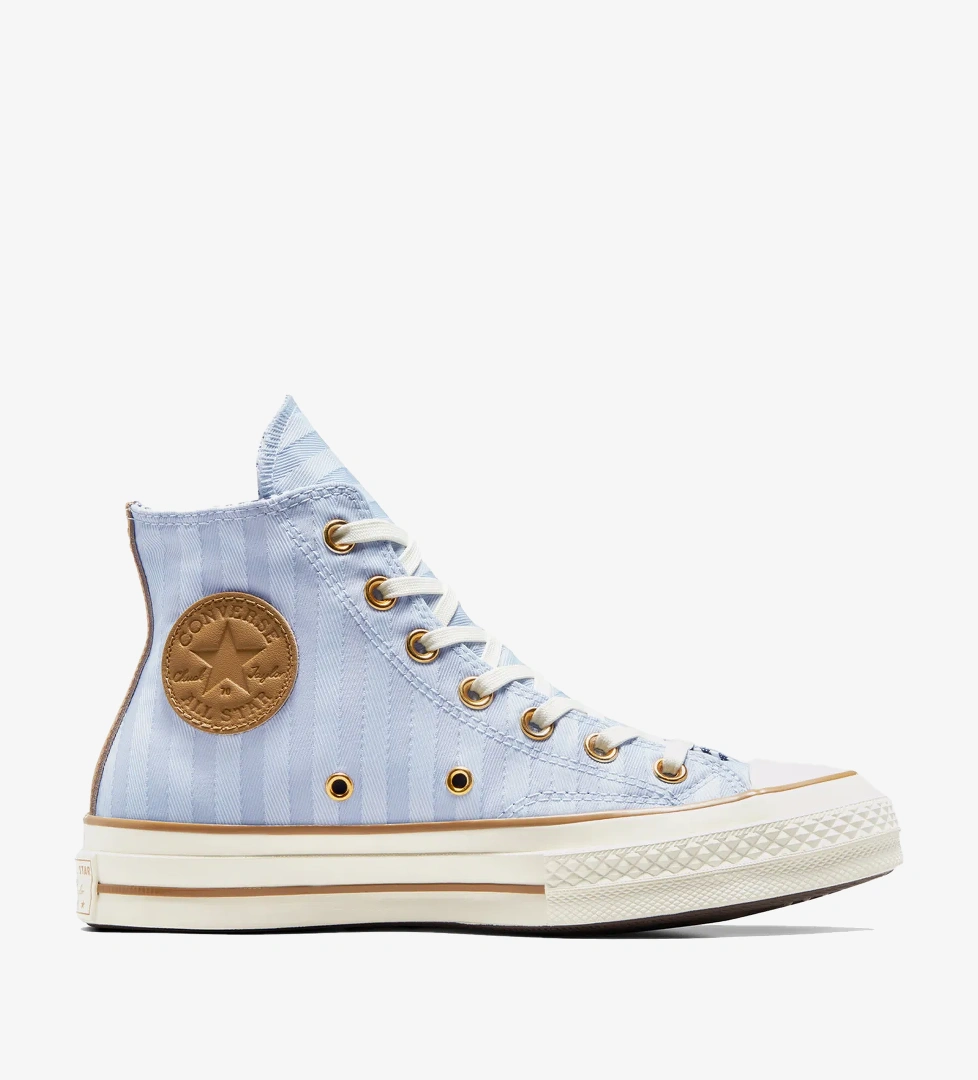 Converse Chuck 70 Herringbone Stripe Kadın Mavi Sneaker - Görsel 1