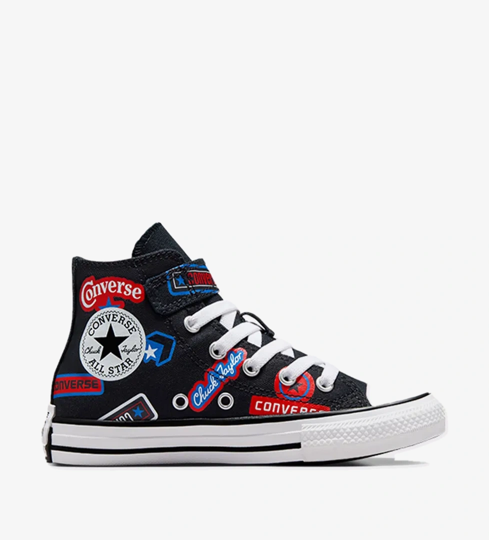 Converse Converse Chuck Taylor All Star Easy On Stickers Çocuk Siyah Sneaker model görseli