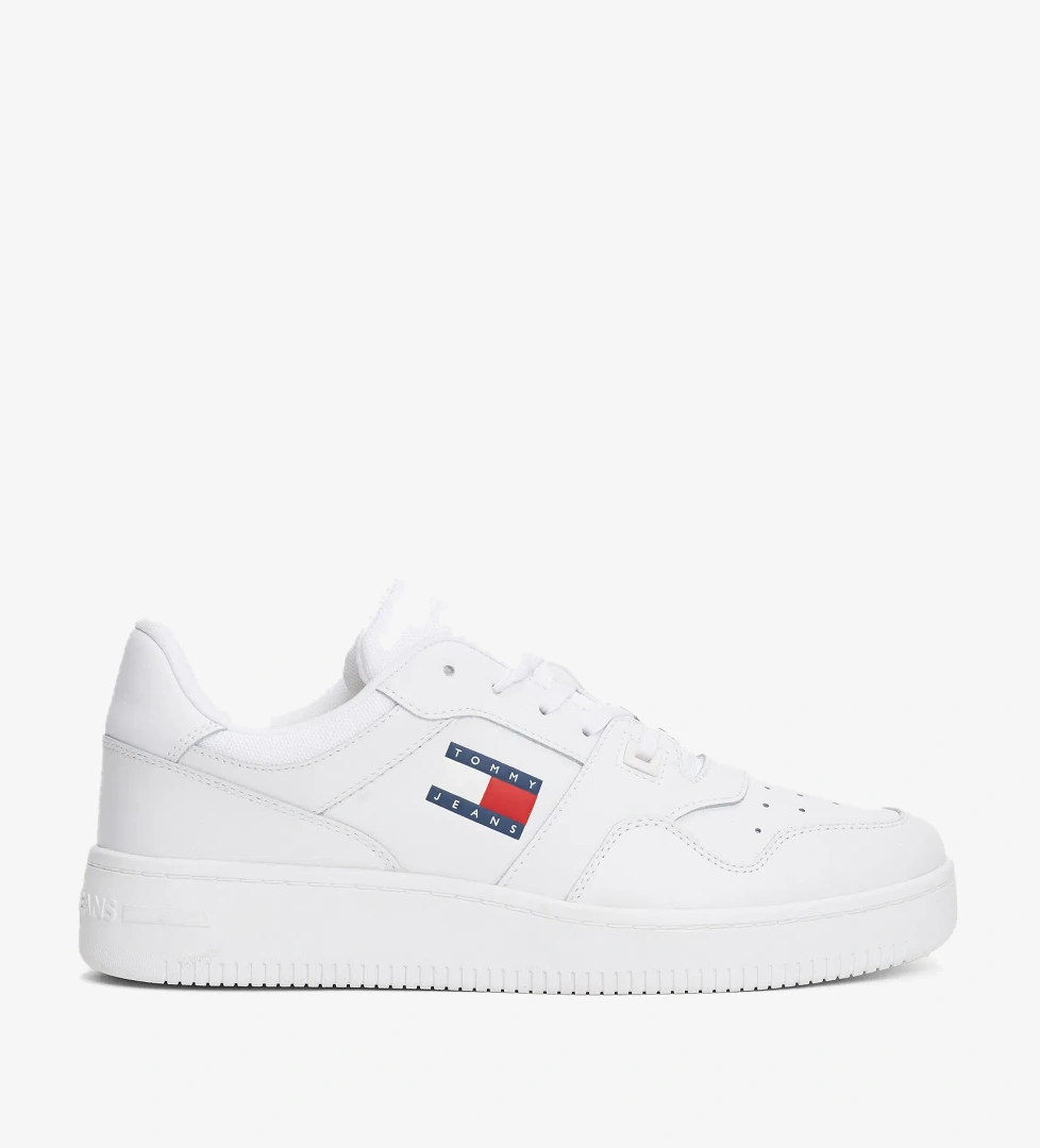 Tommy Jeans Retro Basket Erkek Beyaz Sneaker