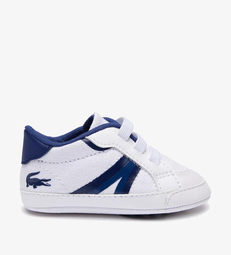 Lacoste L004 Bebek Beyaz Sneaker - Görsel 1