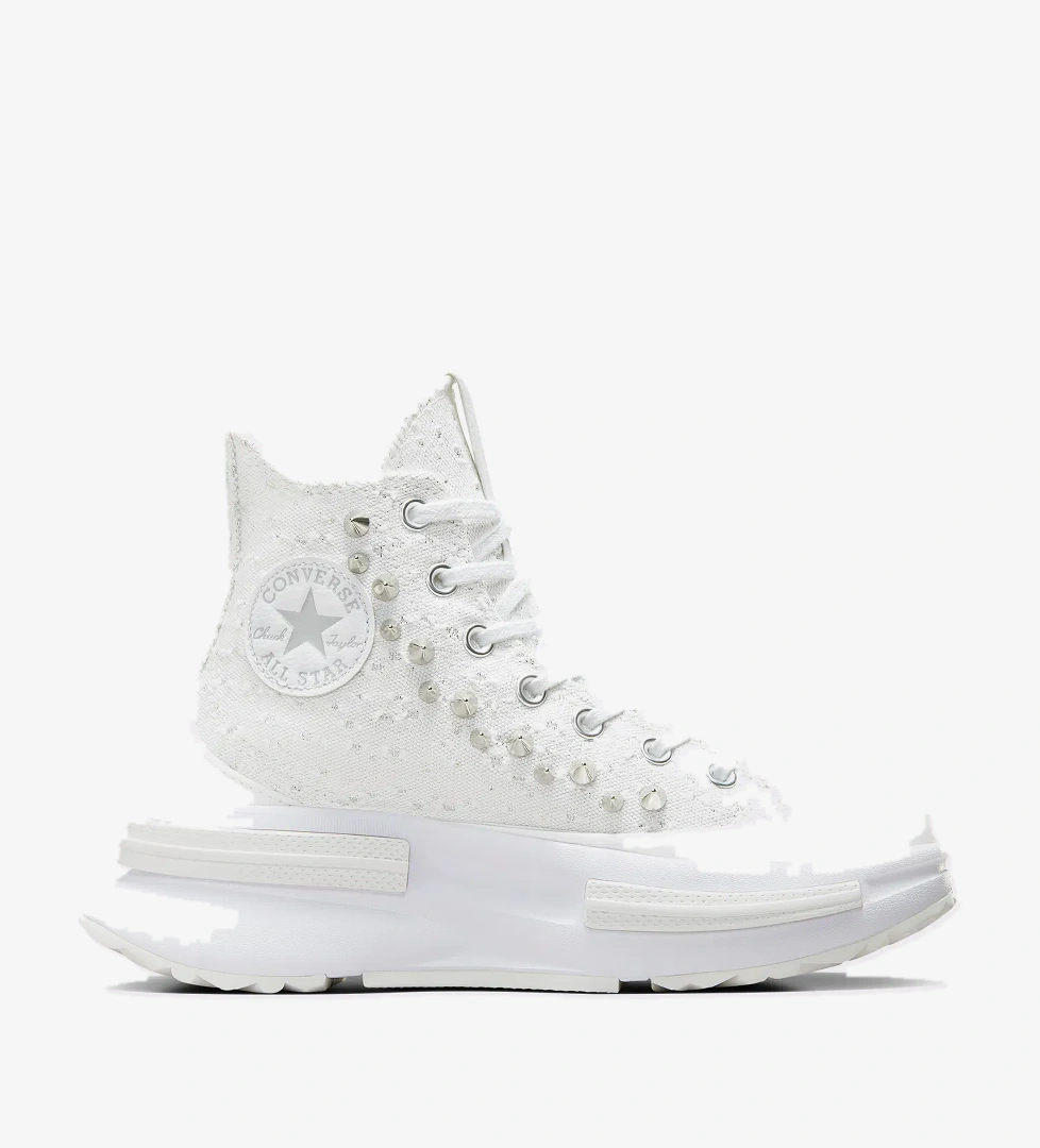 Converse Converse Run Star Legacy Cx Platform Studded Kadın Unisex Beyaz Sneaker model görseli