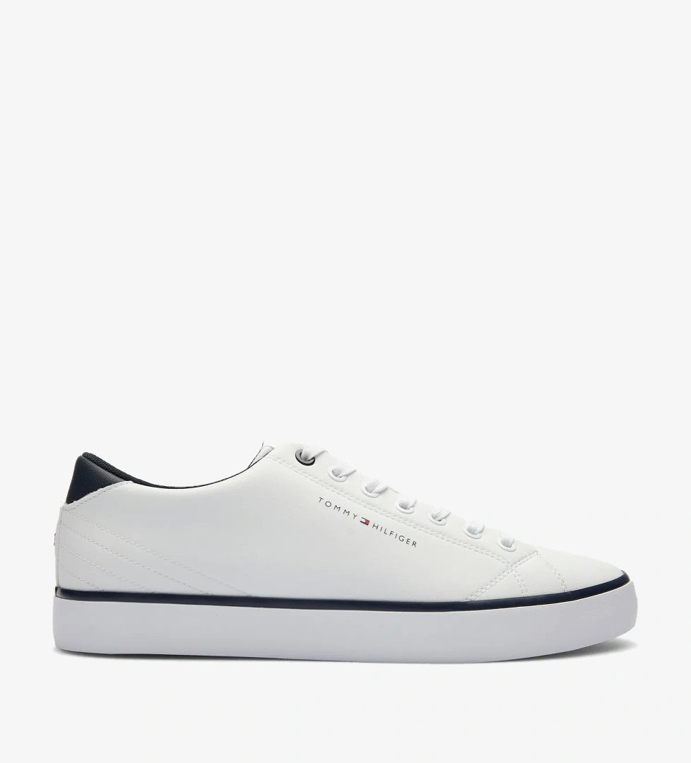 Tommy Hilfiger Vulcing Core Low Erkek Beyaz Sneaker - Görsel 1