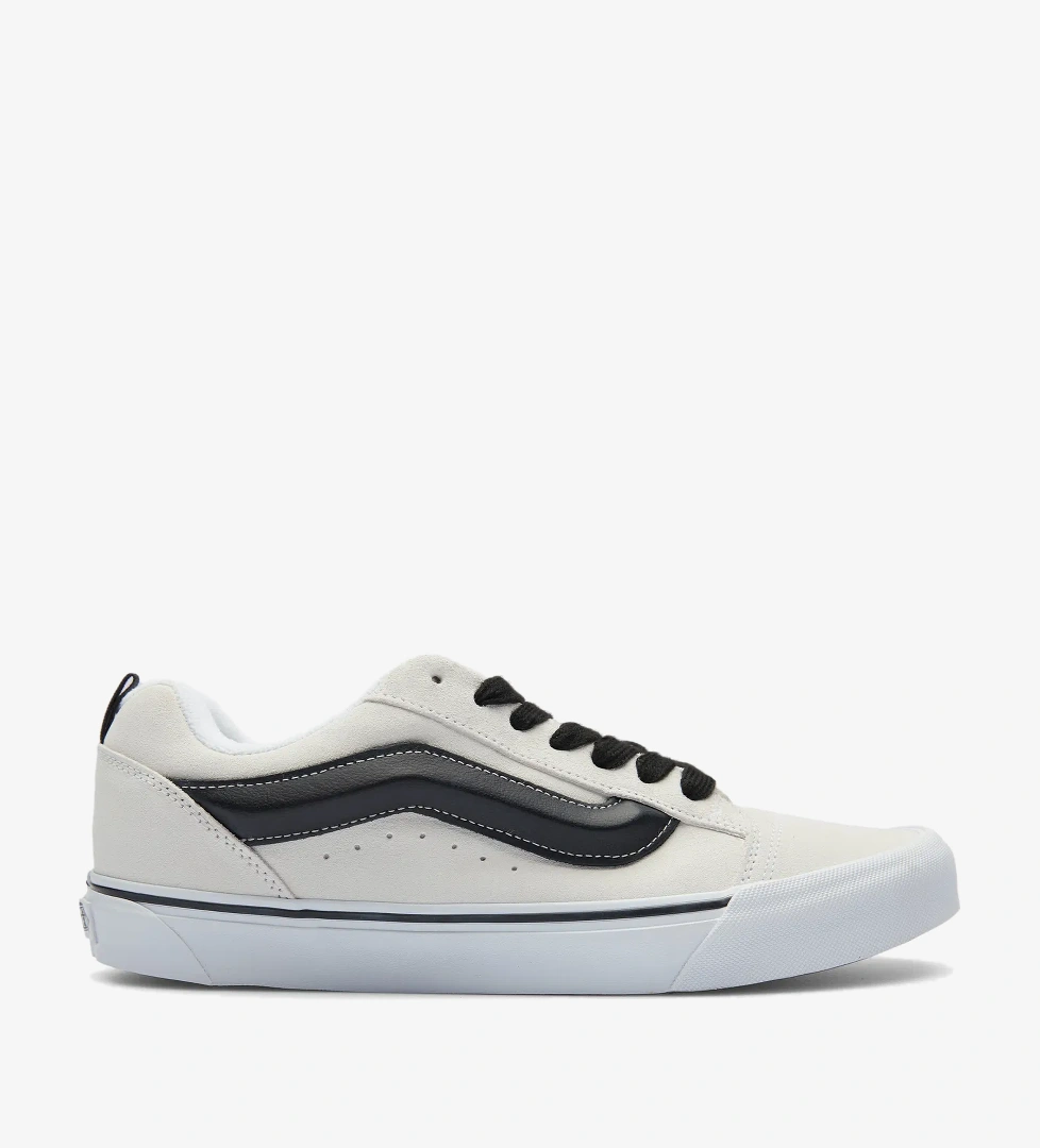 Vans Knu Skool Unisex Siyah/Beyaz Sneaker - Görsel 1