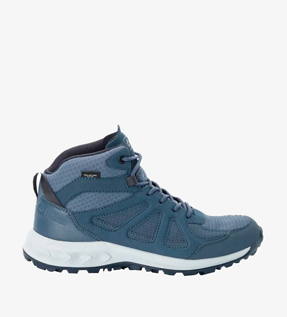 Jack Wolfskin Jack Wolfskin Woodland 2 Texapore Mid Kadın Mavi Bot model görseli