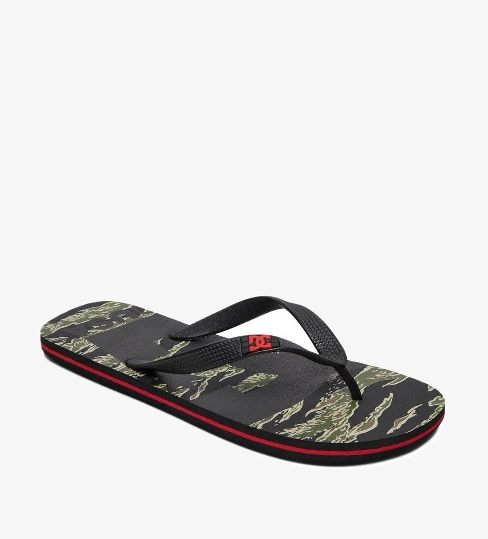 Dc DC Erkek Terlik Spray Graffik Siyah/Yeşil FashFed'de! Siyah - 1. görsel