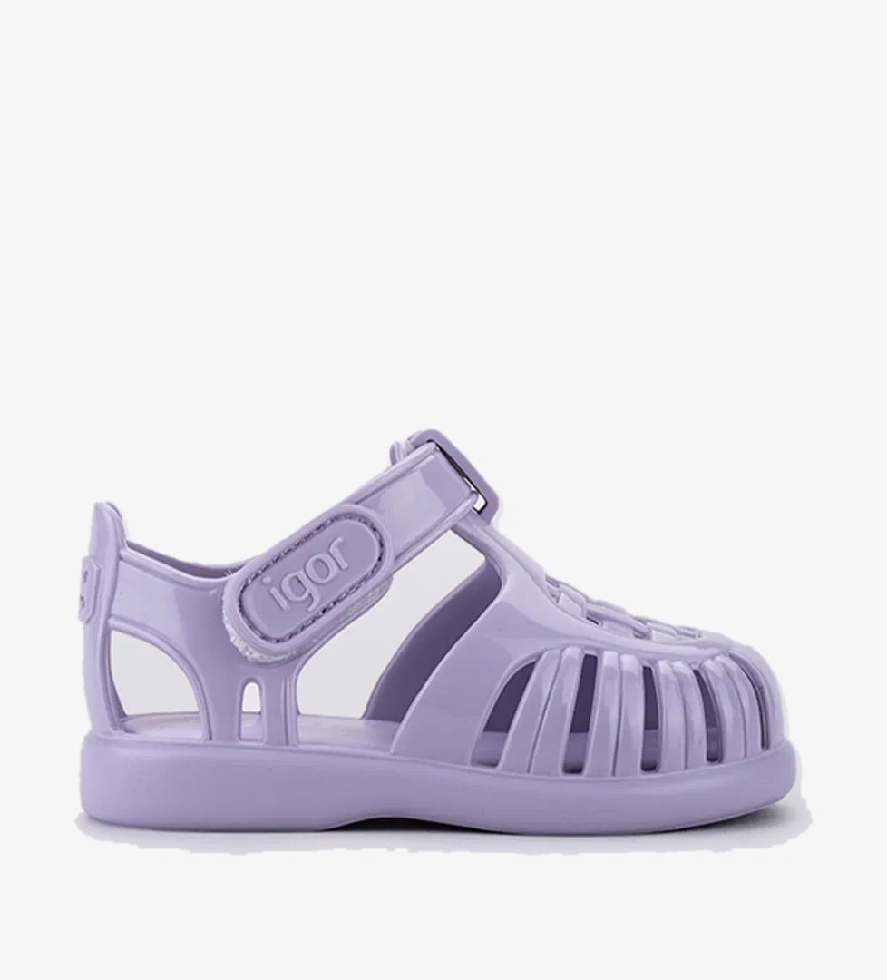 Igor Tobby Bebek Mor Sandalet - Görsel 1