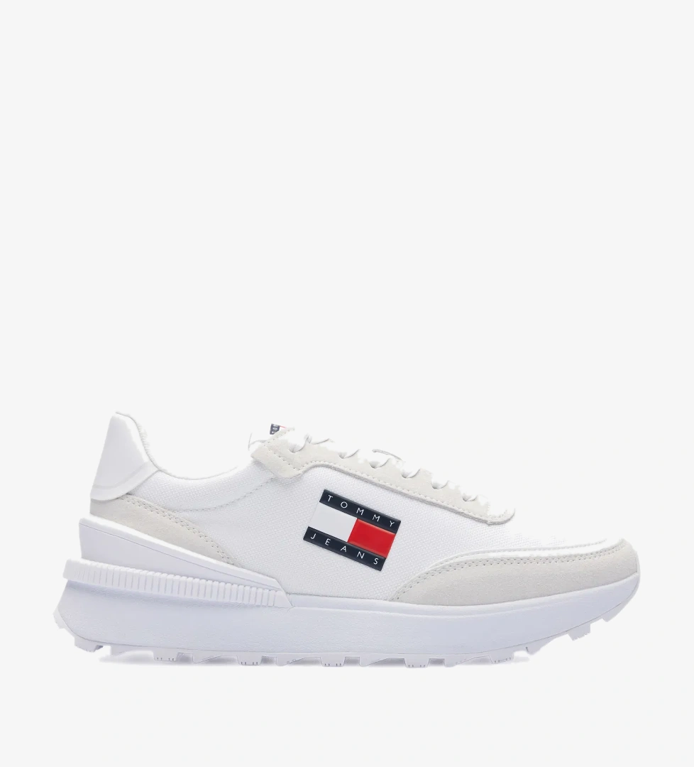 Tommy Jeans Tommy Jeans Technical Runner Erkek Beyaz Spor Ayakkabı - 2.399,5₺ - FashFed