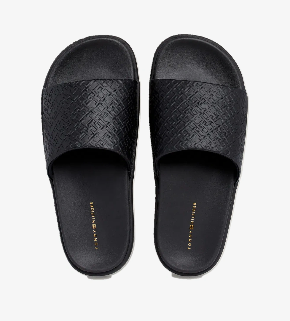 Tommy Hilfiger Tommy Hilfiger Platform Pool Slide Kadın Siyah Terlik model görseli