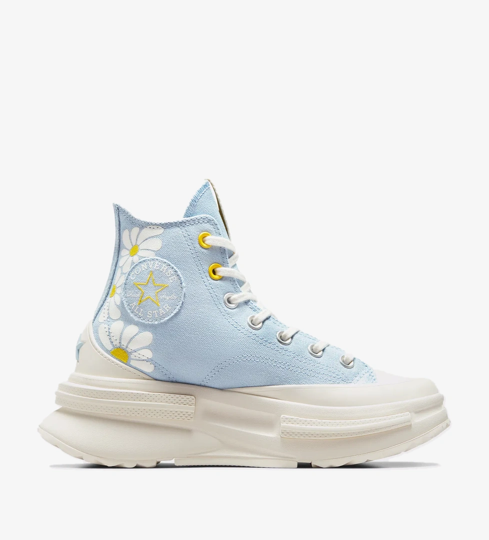 Converse Run Star Legacy Cx Platform Floral Kadın Gri Sneaker