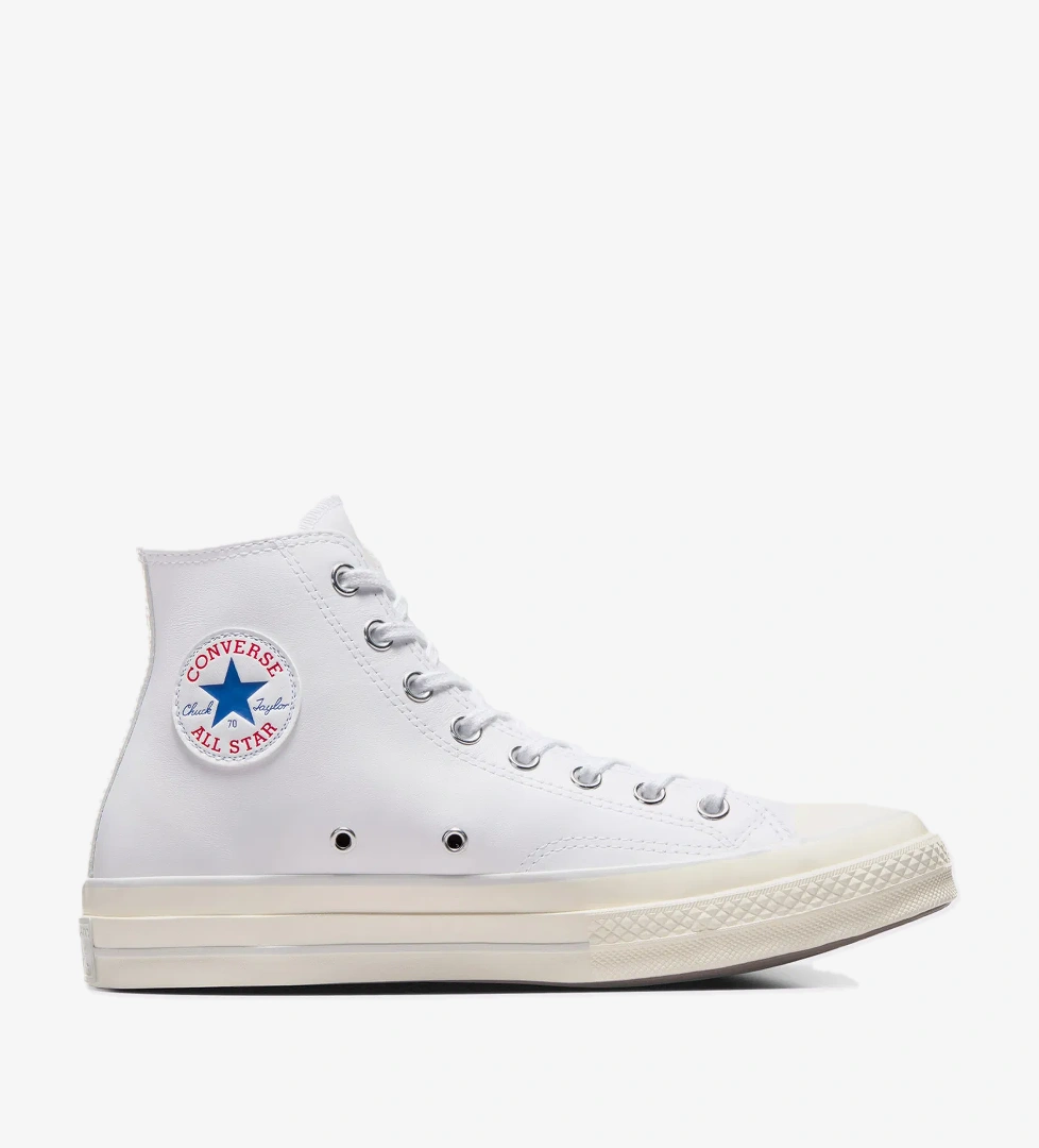 Converse Chuck 70 Unisex Beyaz Deri Sneaker