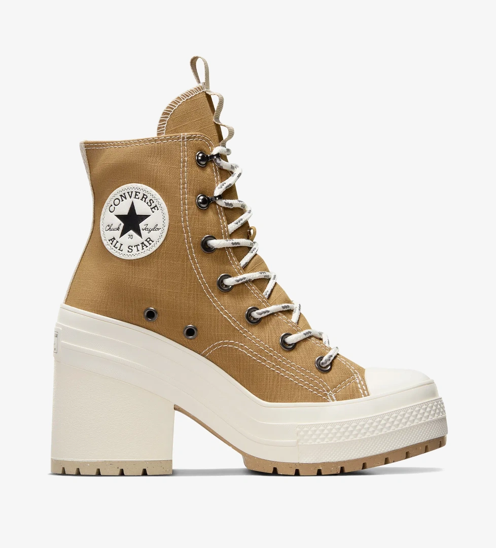 Converse Converse Topuklu Chuck 70 De Luxe Heel Grid Kadın Kahverengi Sneaker model görseli