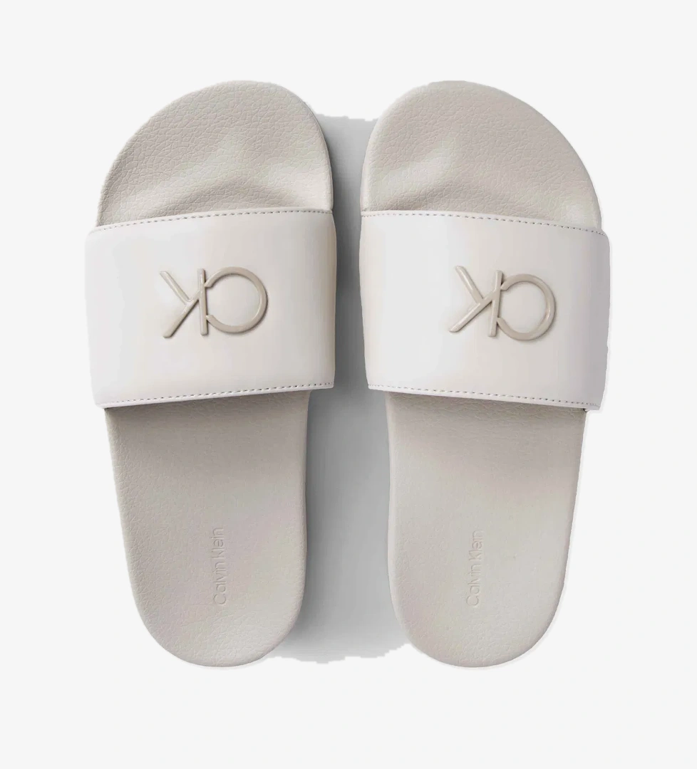 Calvin Klein Pool Kadın Bej Terlik - Görsel 1