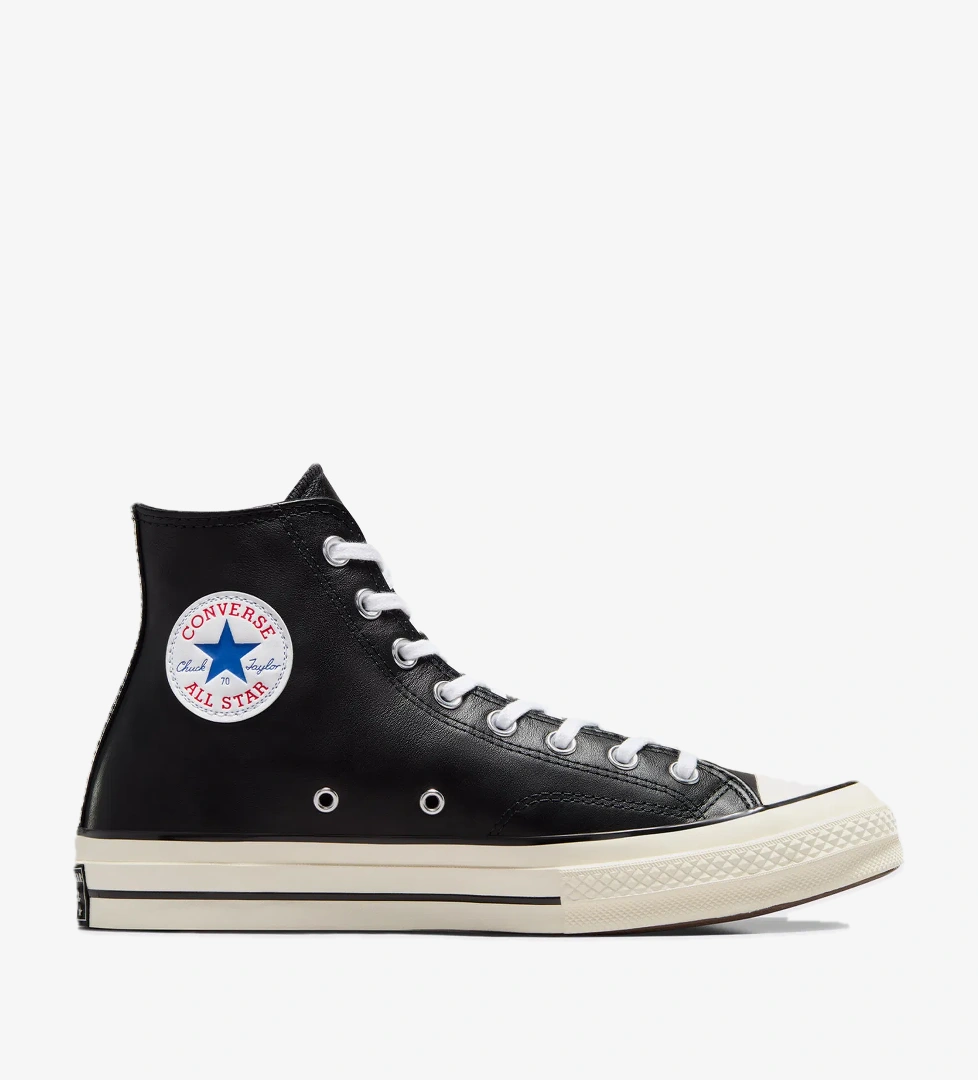 Converse Converse Chuck 70 Leather Unisex Siyah Sneaker model görseli
