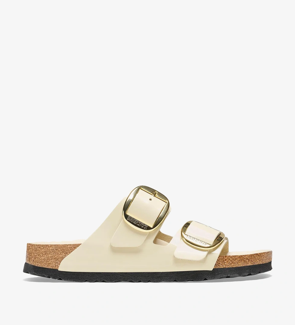 Birkenstock Birkenstock Arizona Big Buckle Nl High Shine Kadın Krem Terlik model görseli