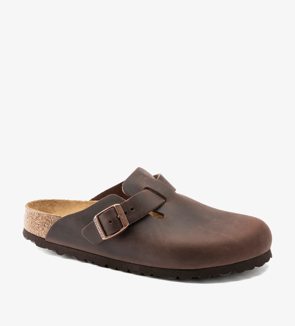 Birkenstock Boston Leoi Unisex Kahverengi Terlik - Görsel 1