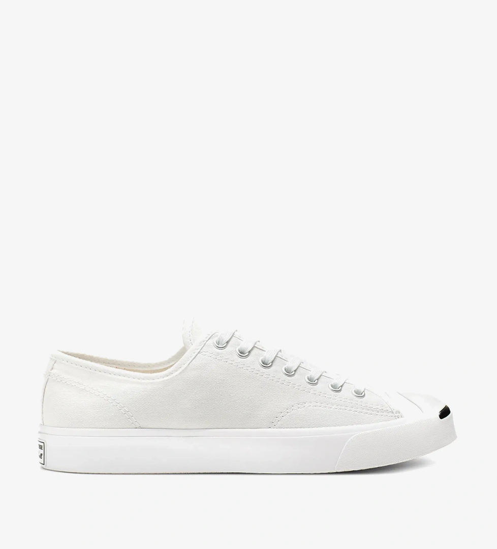 Converse Jack Purcell Canvas Unisex Beyaz Sneaker - Görsel 1