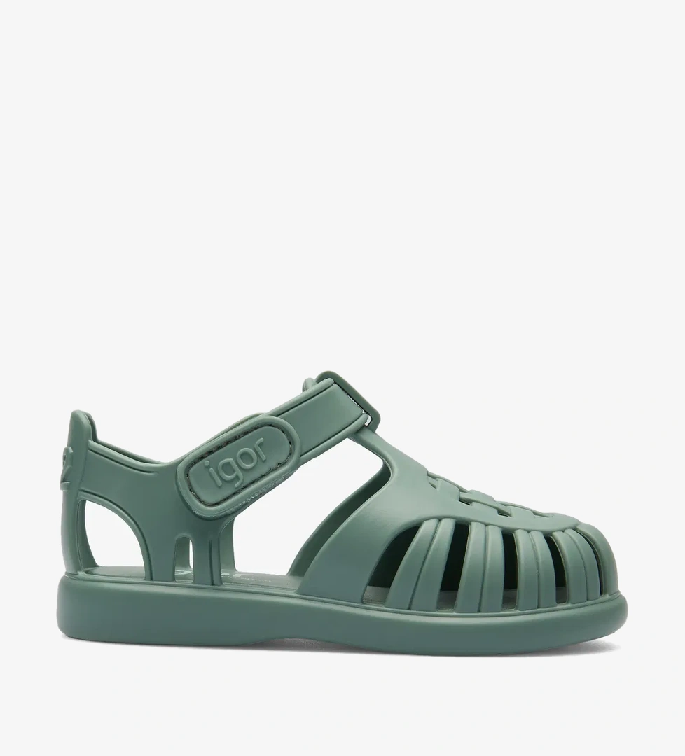 Igor Tobby Bebek Yeşil Sandalet - Görsel 1