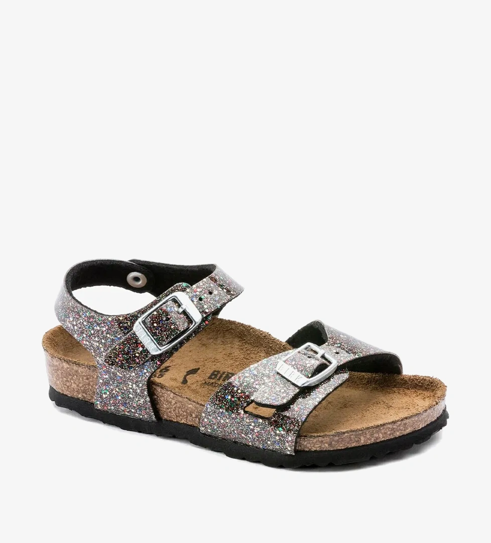 Birkenstock Rio Bf Çocuk Siyah Sandalet - Görsel 1