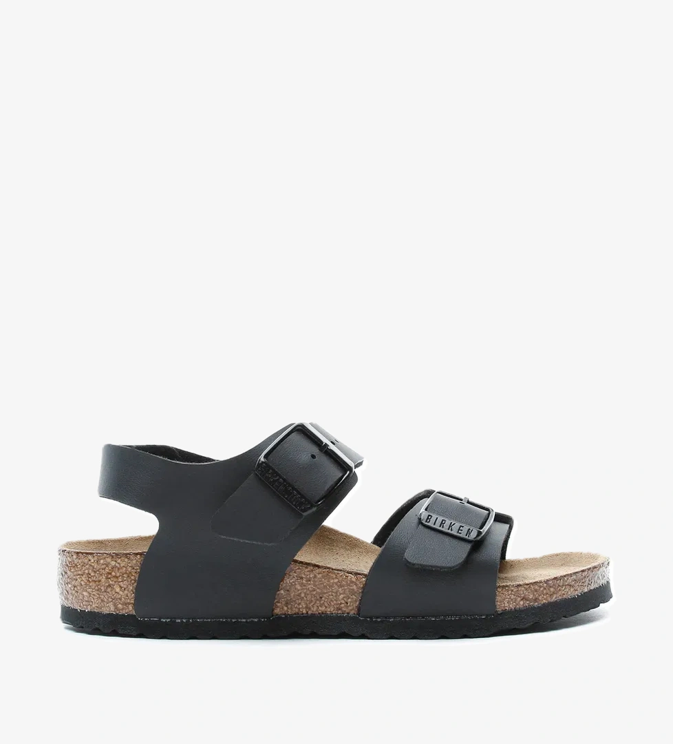 Birkenstock New York BF Çocuk Siyah Sandalet - Görsel 1