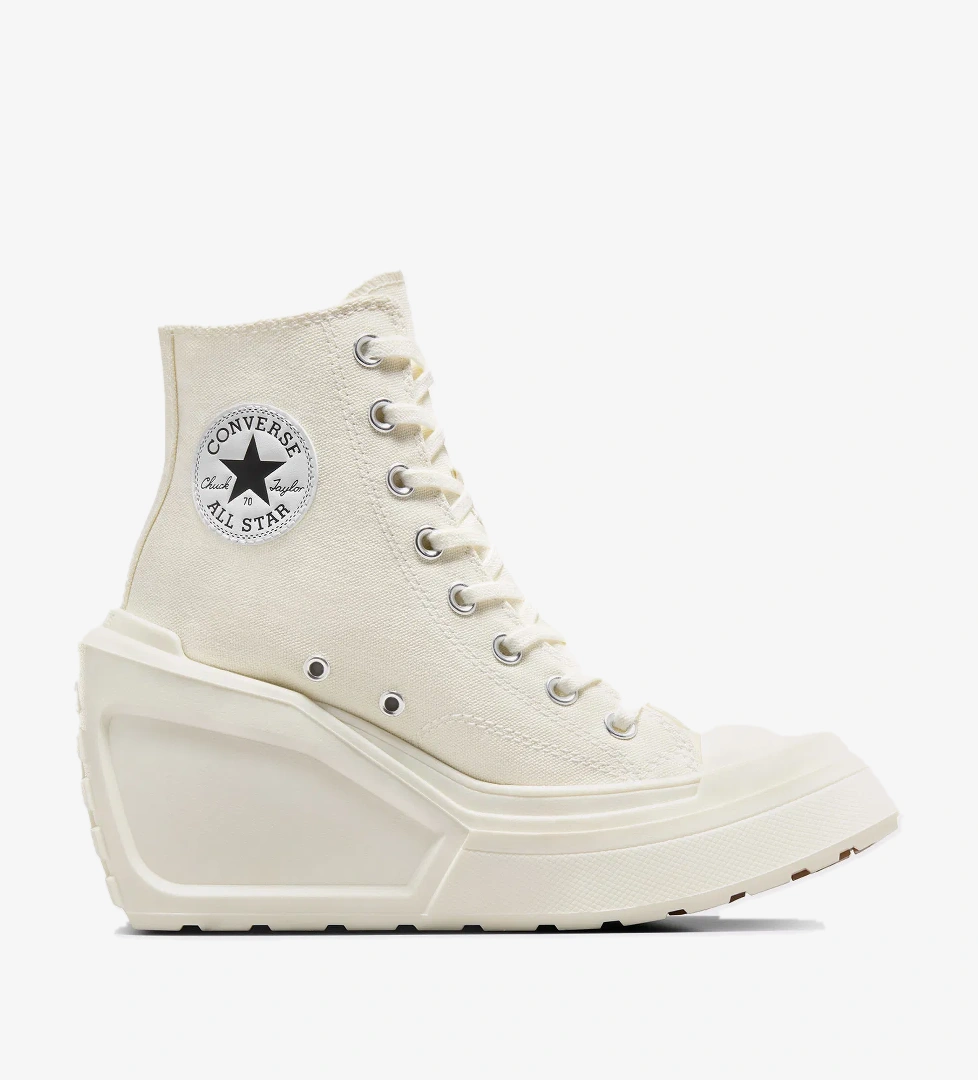 Converse Chuck 70 De Luxe Wedge Kadın Krem Sneaker