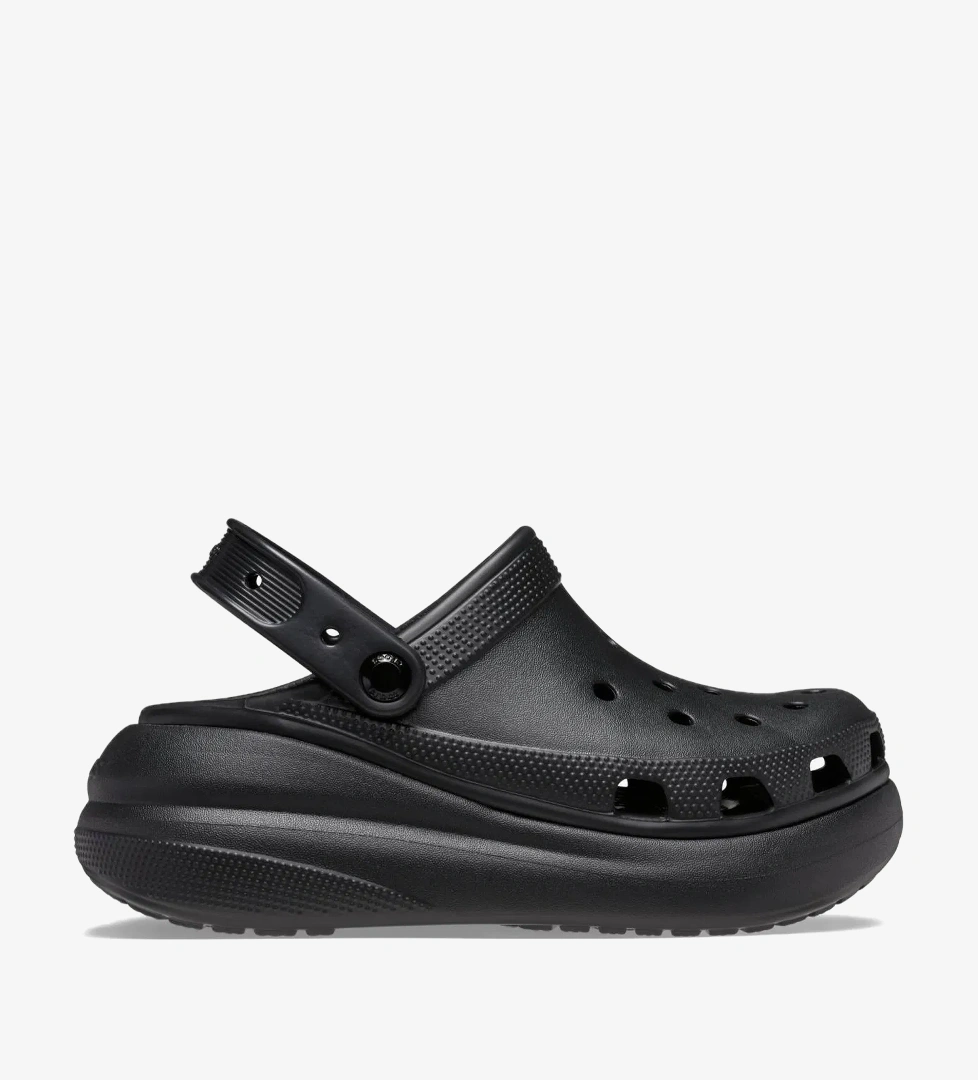 Crocs Classic Crush  Kadın Siyah Terlik - Görsel 1