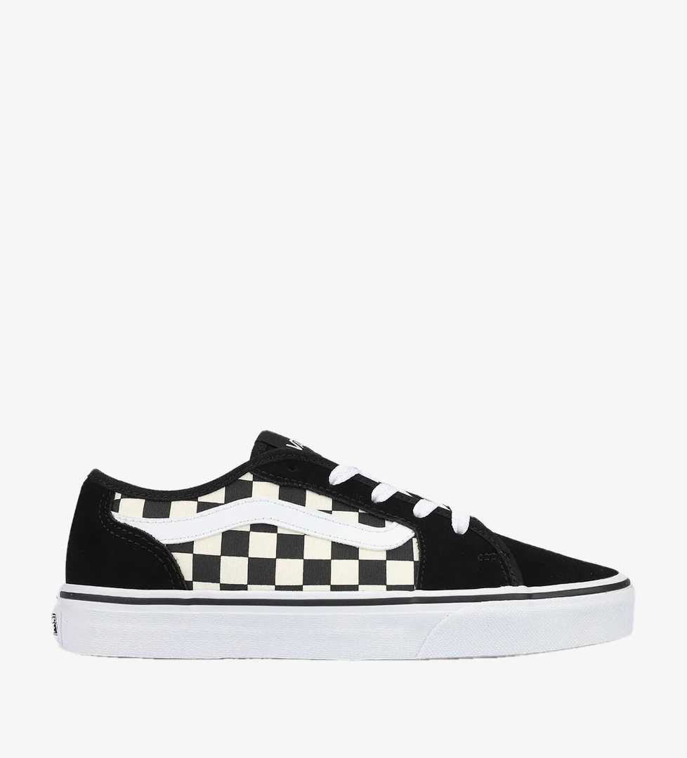 Vans Vans Checkerboard Filmore Decon Kadın Siyah Sneaker | FashFed Siyah - 1. görsel