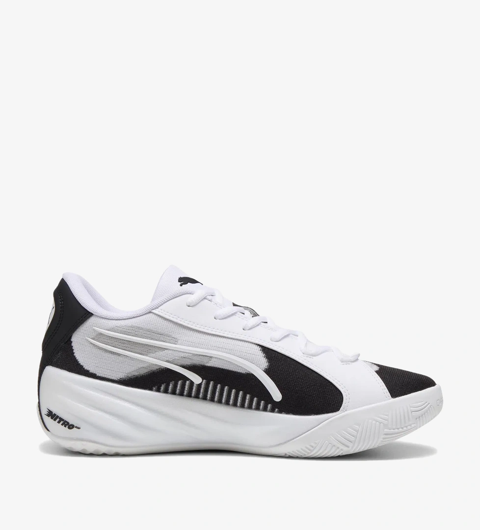 Puma Puma All-Pro Nitro Team Unisex Beyaz Basketbol Ayakkabısı model görseli