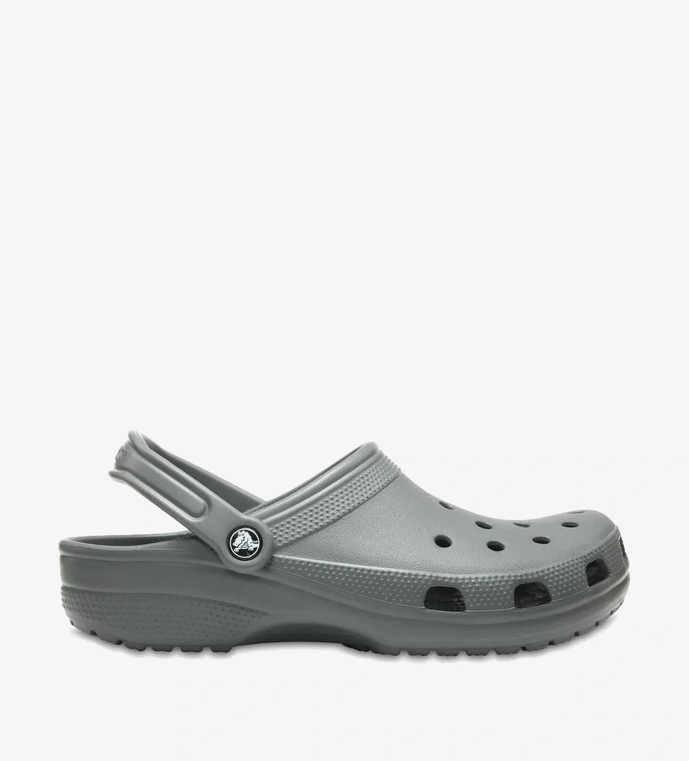 Crocs Classic Clog Unisex Gri Sandalet - Görsel 1